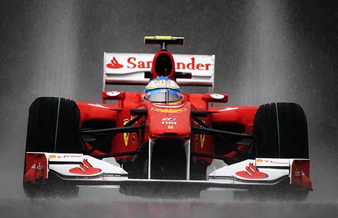 fernando alonso f1 2010 belgica