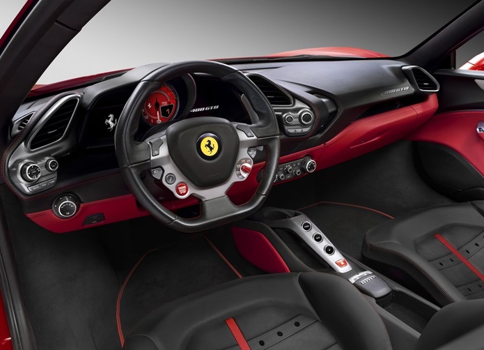 ferrari 488 gtb interior