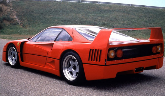 ferrari f40 traseira