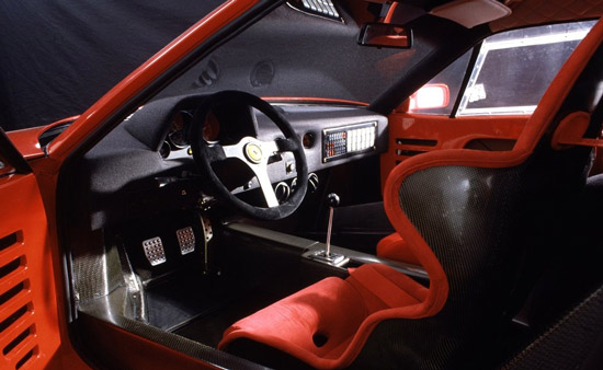 ferrari f40 interior