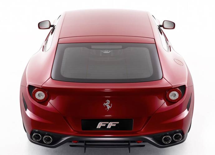 ferrari four - ferrari ff traseira