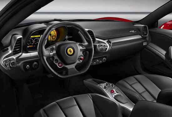 interior ferrari f458 italia