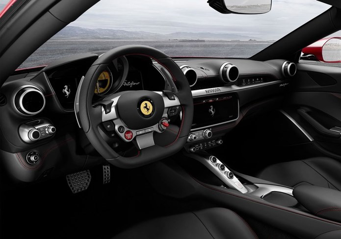 ferrari portofino interior