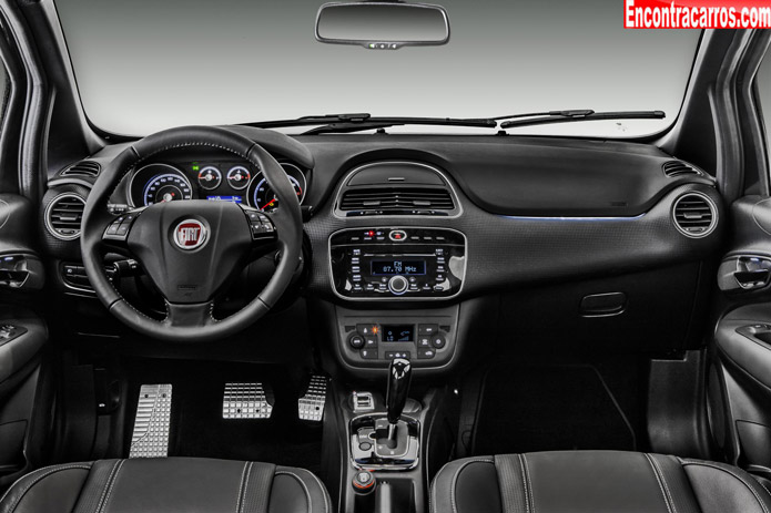 fiat punto blackmotion interior painel