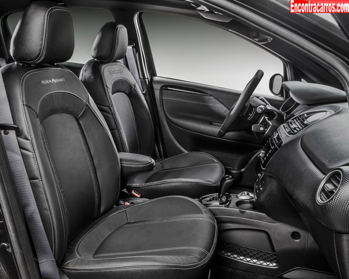 fiat punto blackmotion interior