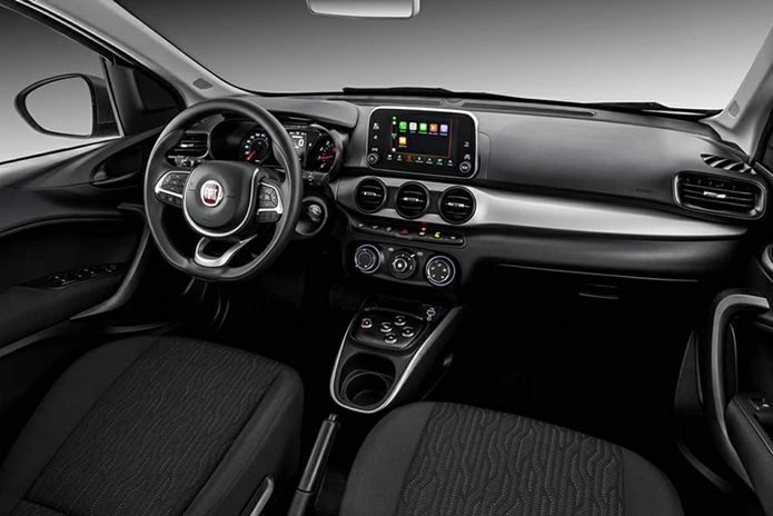 fiat cronos 2019 interior painel