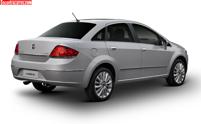 fiat linea absolute 2014 traseira