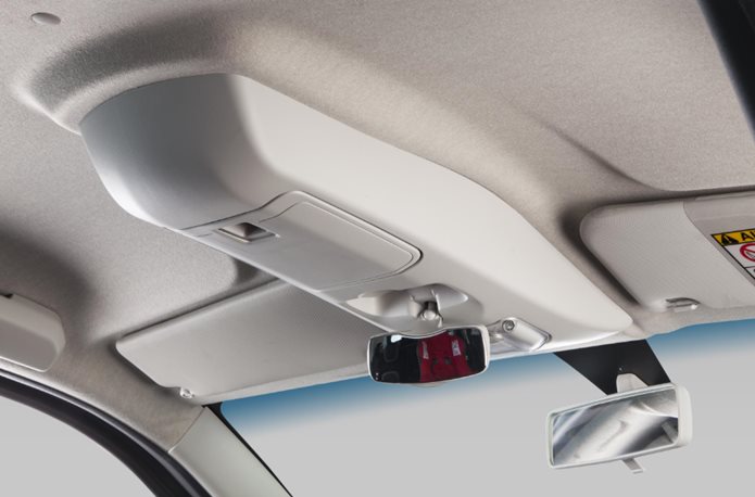 fiat mobi way interior console de teto