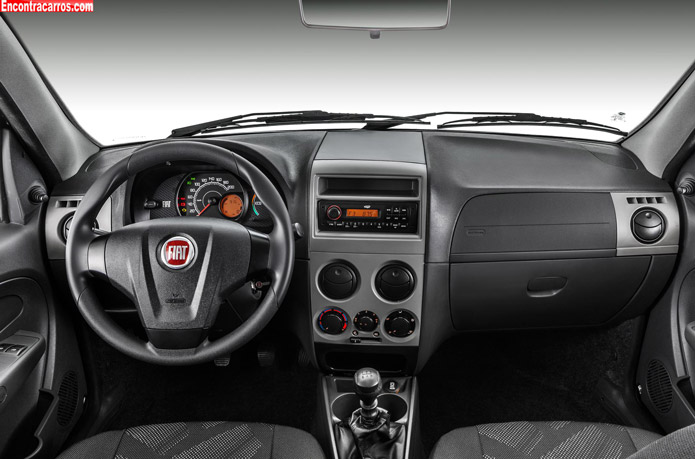 novo palio fire 2014 interior painel