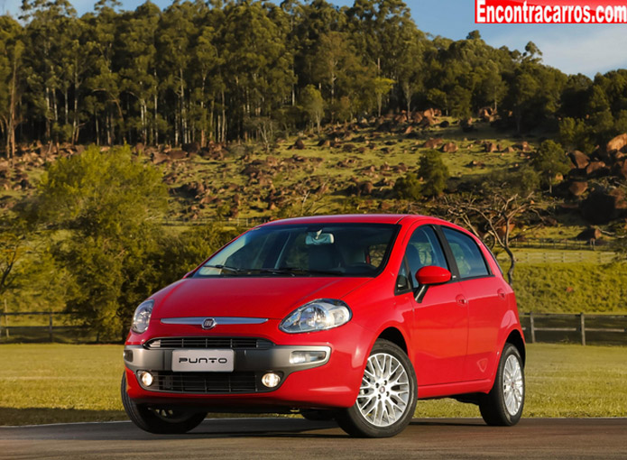 fiat punto essence 1.6 vermelho 2014