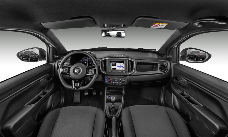 fiat strada freedom 2022 interior