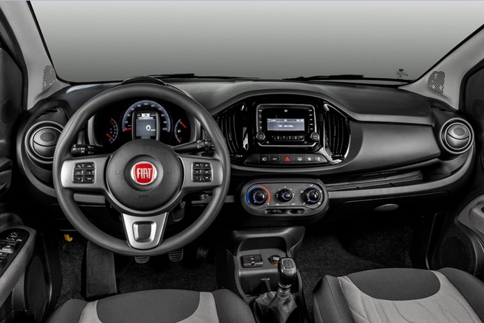 fiat uno way 2017 interior