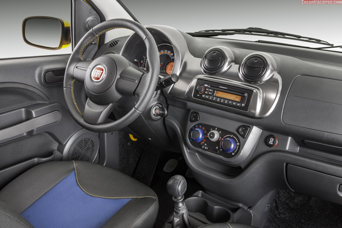 fiat uno rua interior painel