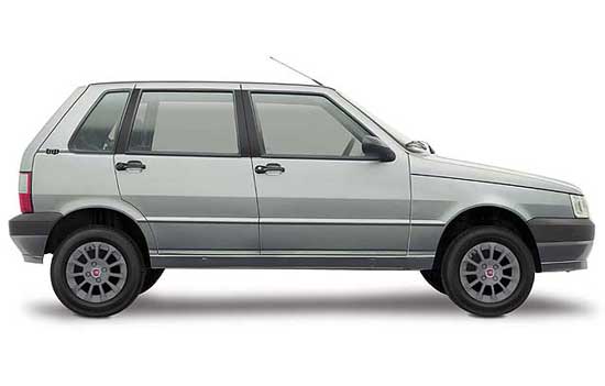 fiat mille ganha pacote top