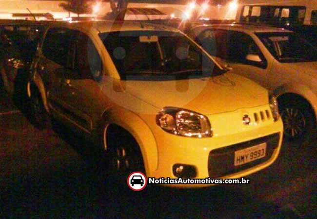 novo fiat uno 2011 foto sem camuflagem