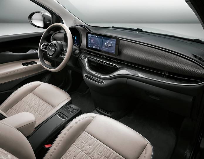 novo fiat 500 2021 interior