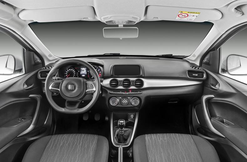 fiat argo 1.0 2022 interior