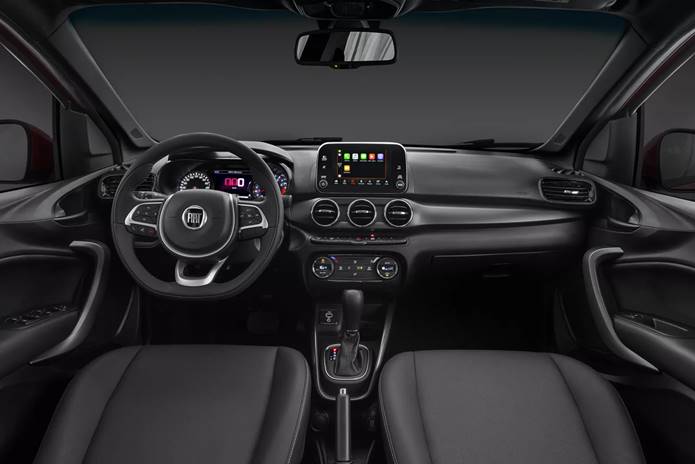 fiat cronos hgt 2020 interior