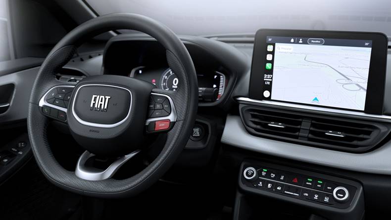 fiat pulse interior painel