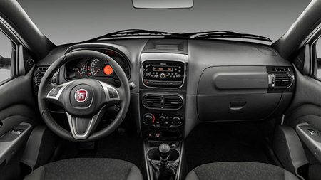 fiat strada freedom 2019 interior painel