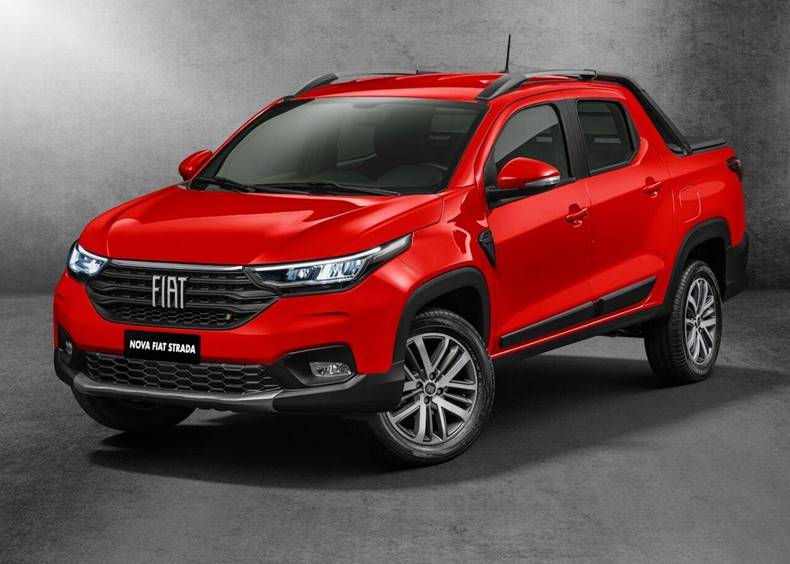 nova fiat strada volcano 2021