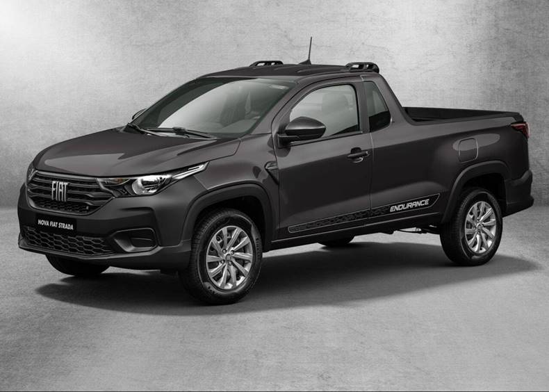 nova fiat strada endurance 2021 cabine simples