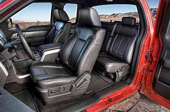 2010 ford f 150 svt raptor interior