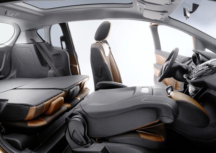 ford b max concept interior traseira