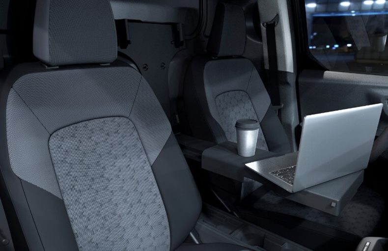 ford transit courier 2023 interior