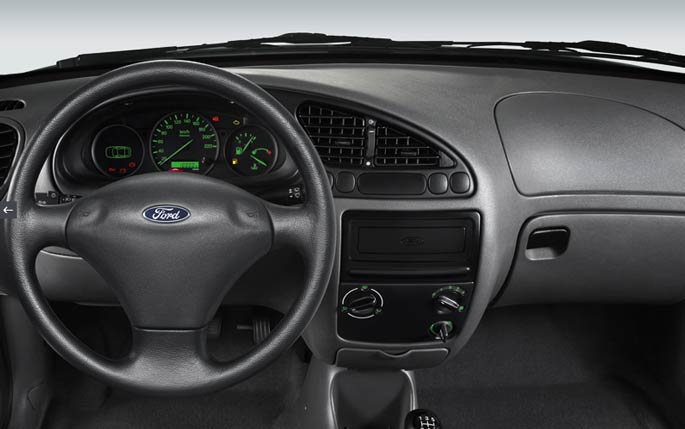 interior painel ford courier 
