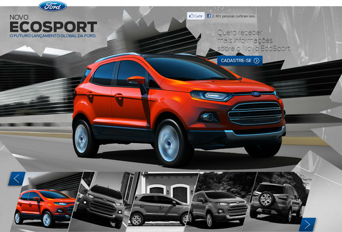 novo ford ecosport site brasil