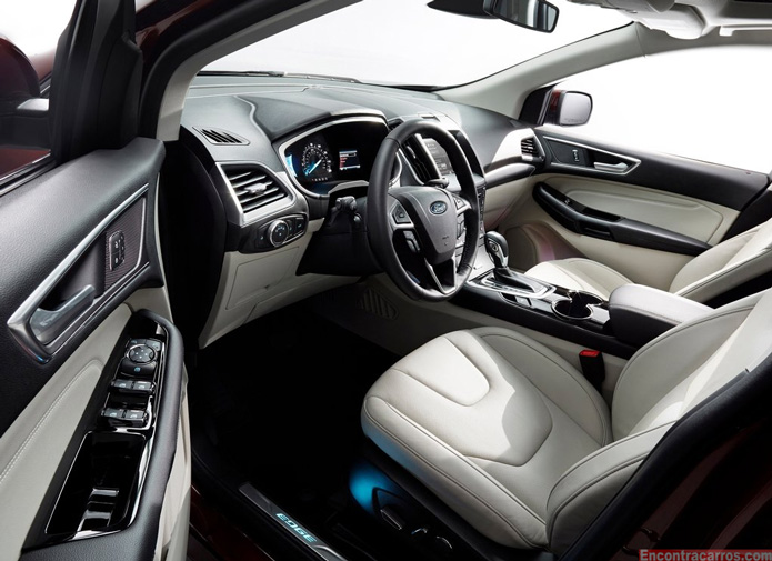 novo ford edge interior