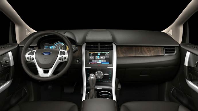 novo ford edge 2011 interior painel