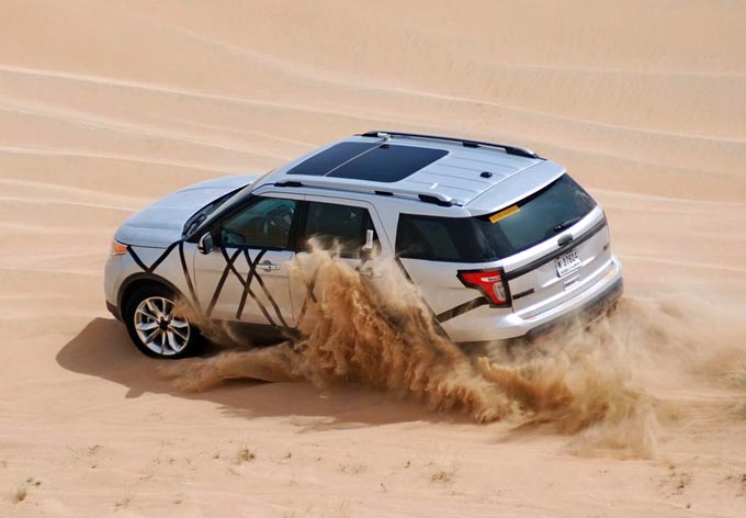 2011 ford explorer teste no deserto