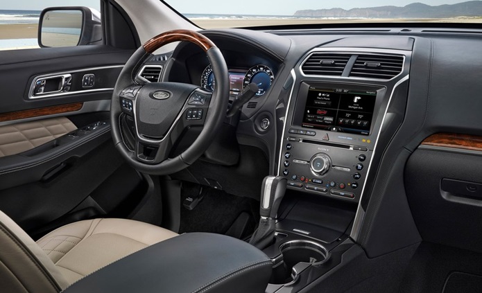 ford explorer 2016 interior painel