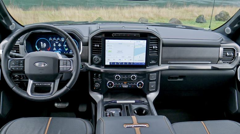 ford f-150 2023 interior painel