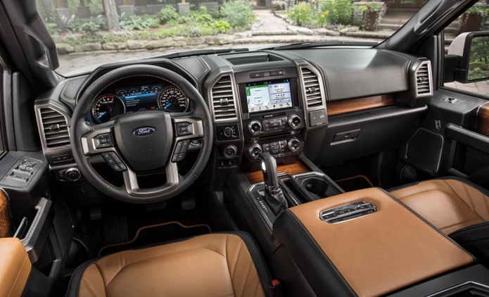 ford f-150 limited 2016 interior