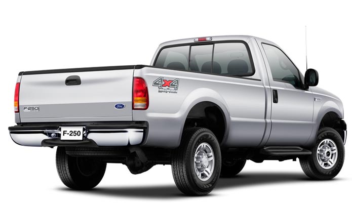 ford f250 cabine simples traseira