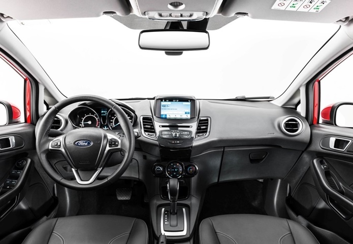 novo ford fiesta titanium 2018 brasil interior