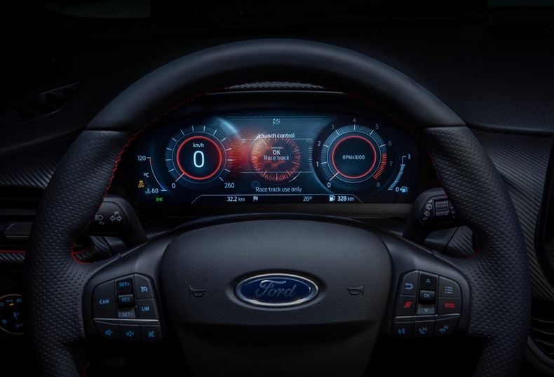 ford fiesta 2022 interior painel digital de 12.3 polegadas