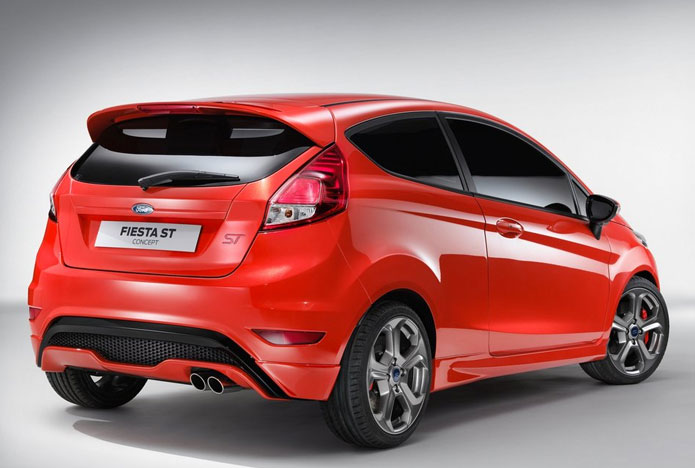 ford fiesta st concept traseira