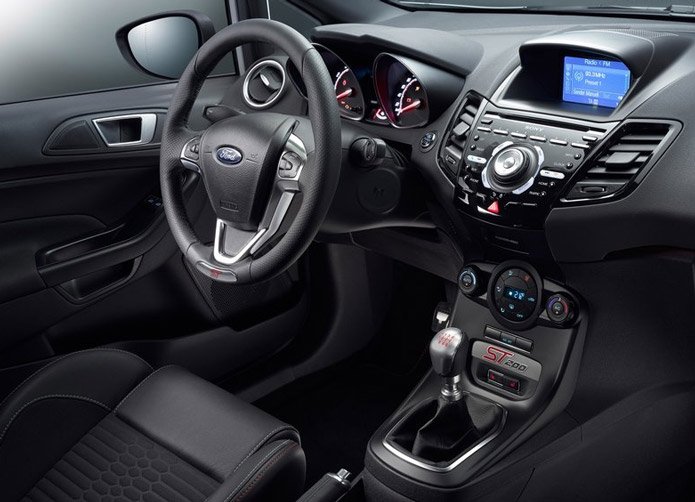 ford fiesta st200 2017 interior