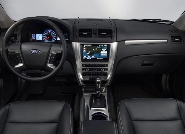 ford fusion hibrido interior painel