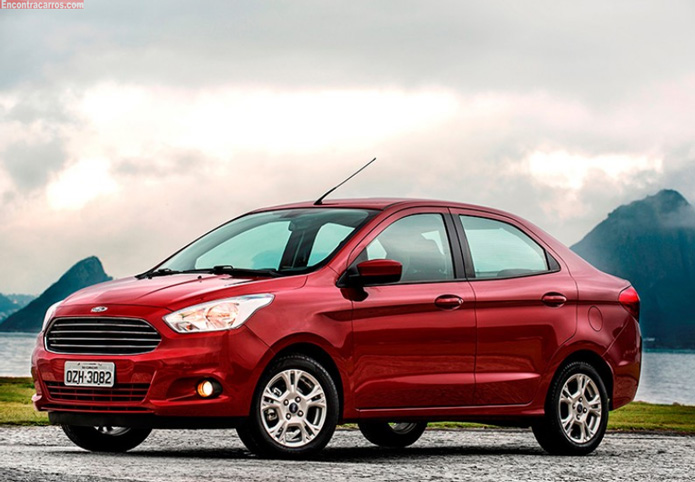 ford ka+ vermelho