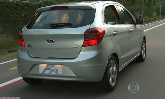 novo ford ka traseira