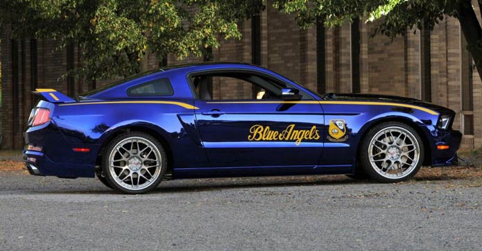 ford mustang blue angels 2012