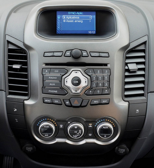 ford ranger 2015 interior sistema sync