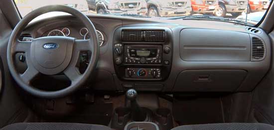 interior ford ranger