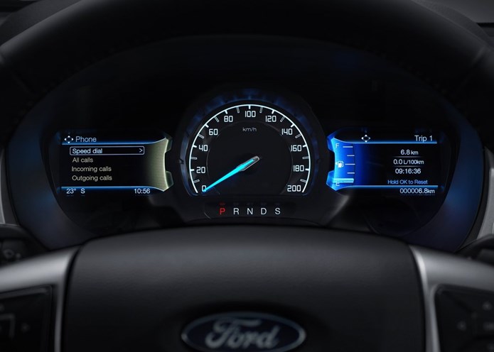 nova ford ranger 2016 interior painel tft