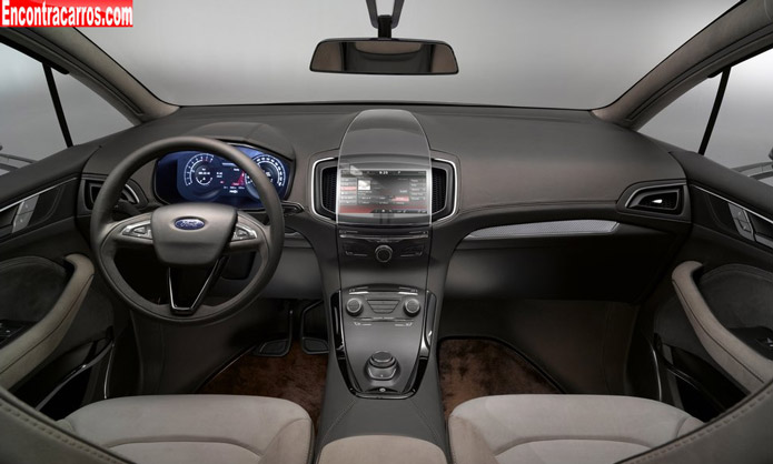 ford s max 2014 concept interior painel